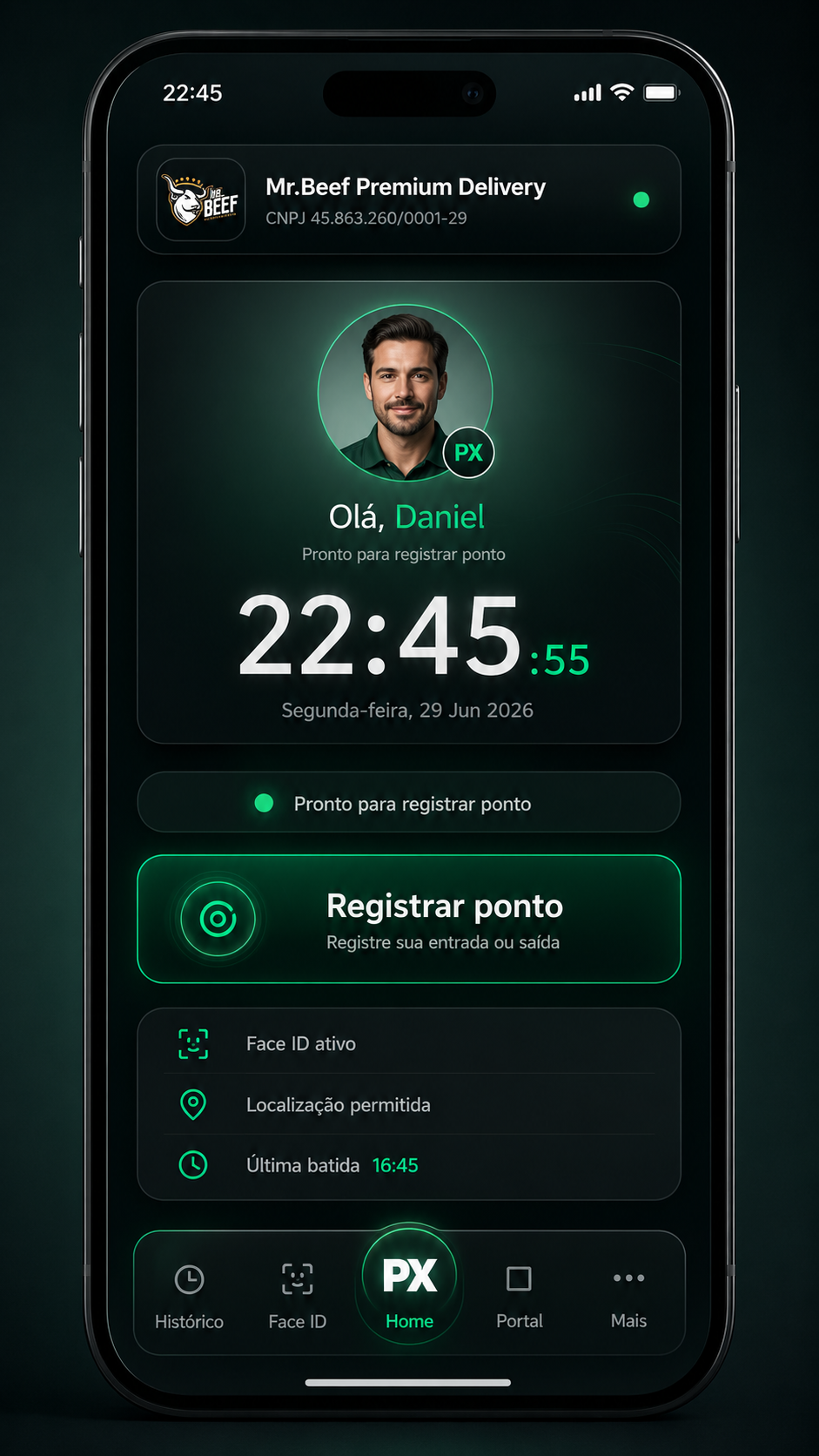 PontoX app mobile